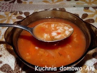 Najlepsza zupa pomidorowa na domowym przecierze