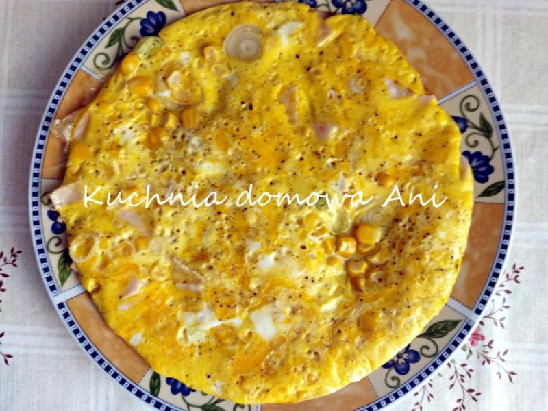 Omlet z kukurydzą