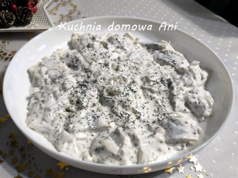 Śledzie w sosie jogurtowo-musztardowym