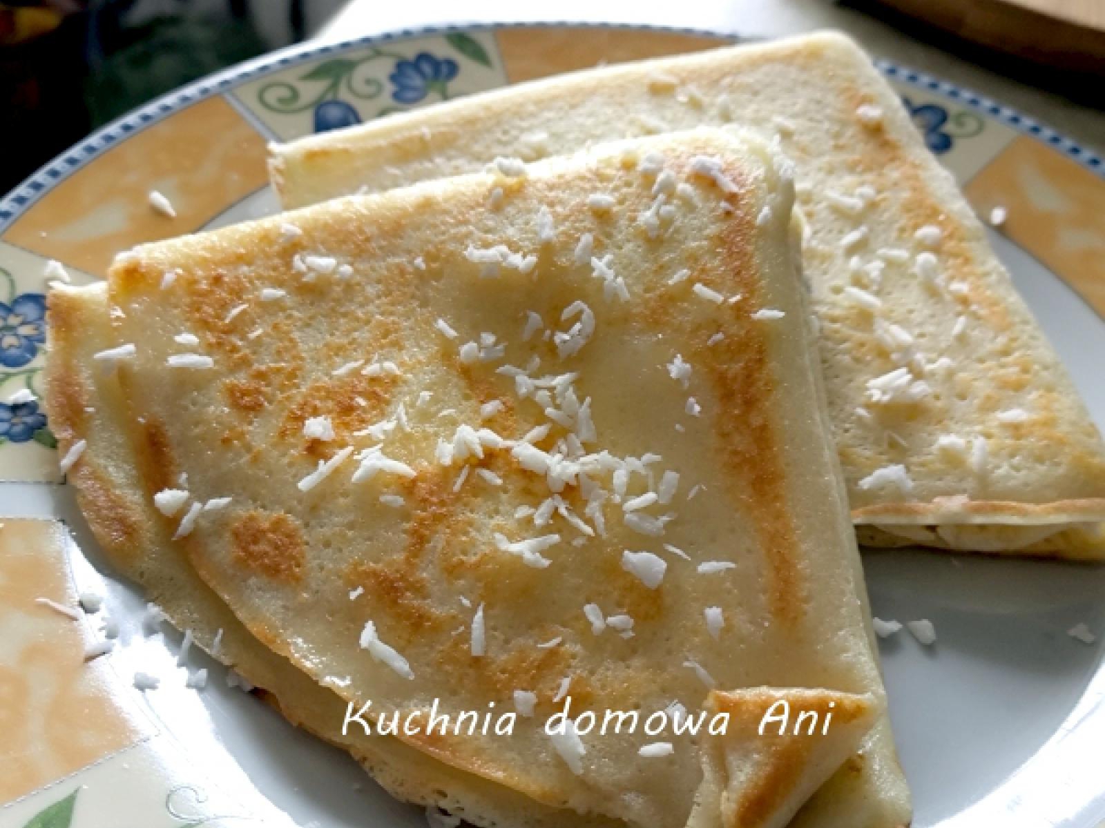 Naleśniki z serem i kokosem