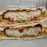 Tortilla z kotletem...