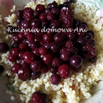 Kasza jaglana z owocami...