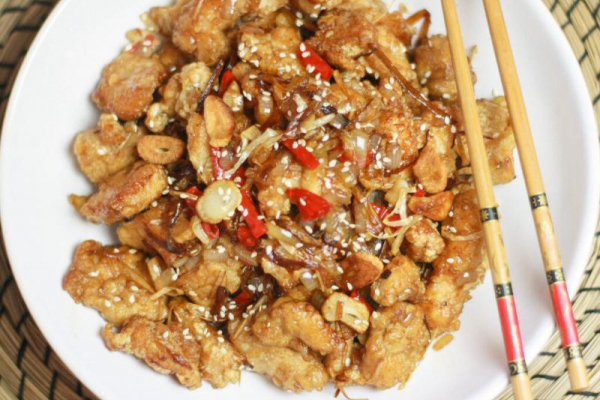 Kkanpunggi – pikantny smażony kurczak po koreańsku
