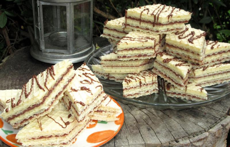 Wafelki z kremem z mleka w proszku, pyszne pischingery , szybkie i łatwe+FILM
