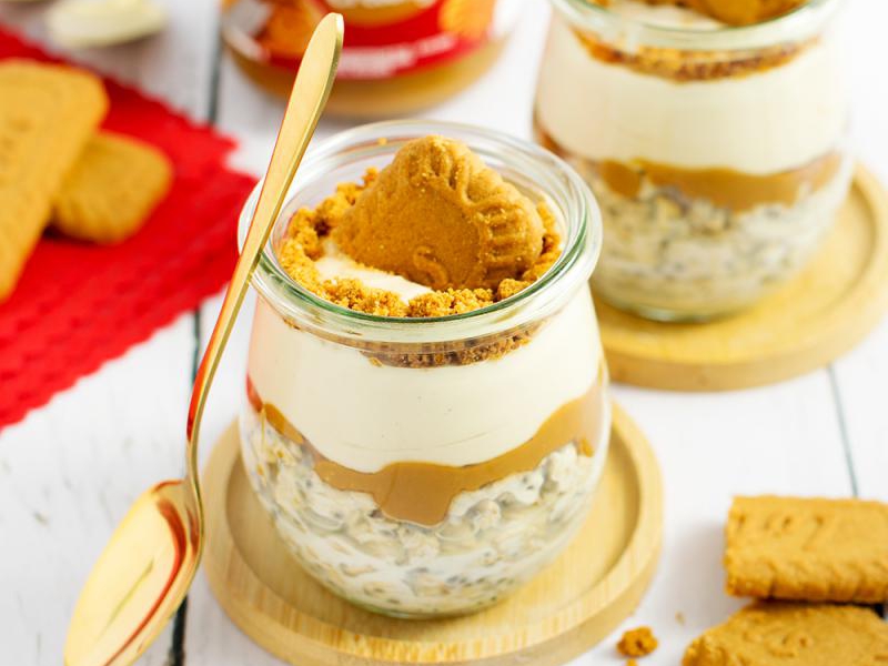 Nocna owsianka Lotus