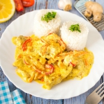 Kurczak w sosie curry z...