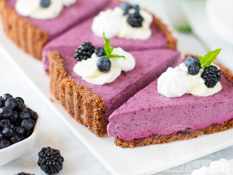 Tarta jeżynowo-jagodowa