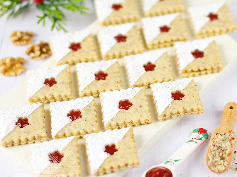 Orzechowe ciasteczka Spitzbüben