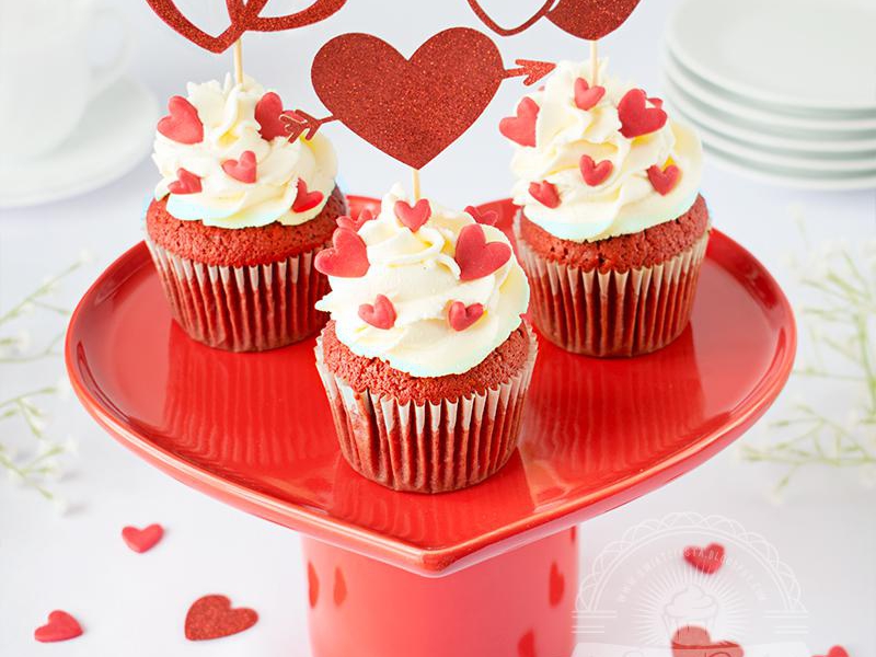Walentynkowe muffinki Red Velvet