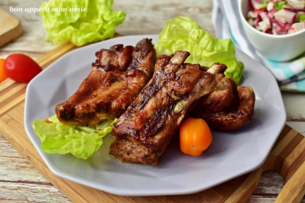 Żeberka pieczone w coca-coli