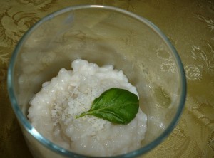Kokosowy pudding ryżowy
