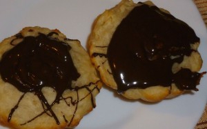 Migdałowe ciasteczka z czekoladą