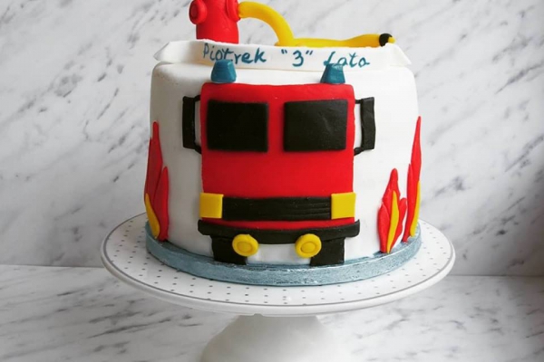 Tort wóz strażacki