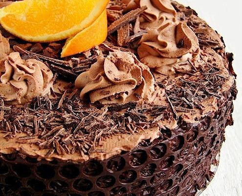tort czekoladowy z likierem pomarańczowym
