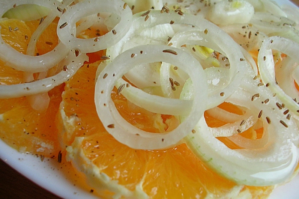 marokańska sałatka cebulowo-pomarańczowa