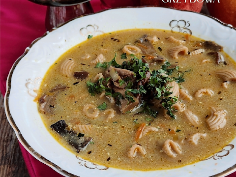 prosta zupa grzybowa