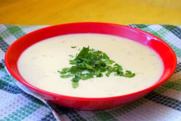 Zupa serowo-grzybowa