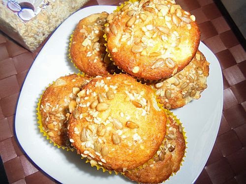 Muffinki pina colada z ziarnami i współpraca z Ziarenkowo