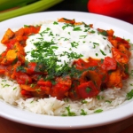 Drobiowe curry z ryżem...