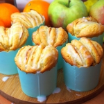 Muffinki z jabłkami