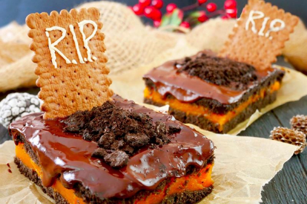 Ciasto Grób – pyszny i upiorny smakołyk na Halloween