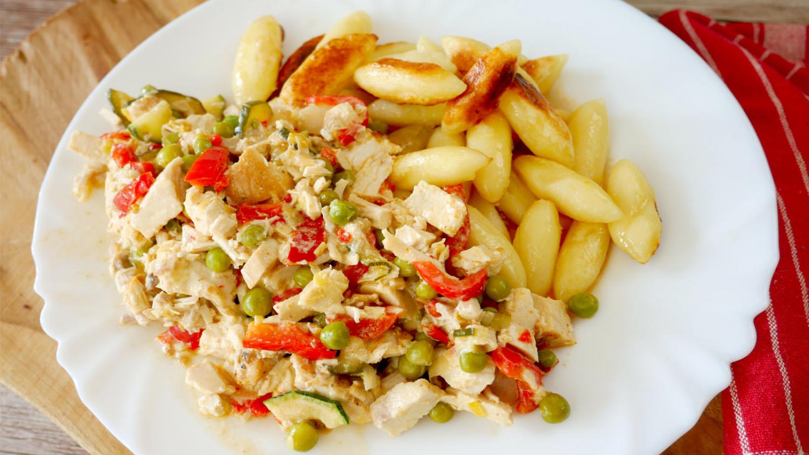 Potrawka z kurczaka z warzywami – prosty obiad, który robię gdy nie mam czasu na gotowanie