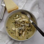 Lekka zupa pieczarkowa