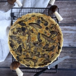 Tarta z leśnymi grzybami