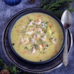 Kremowa zupa rybna