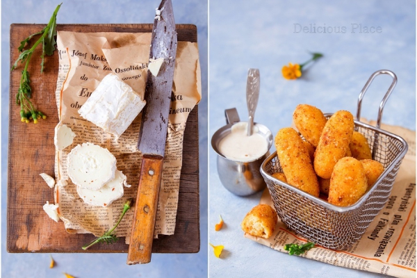 Paluszki ziemniaczane z kozim serem / Potato fingers with goat cheese