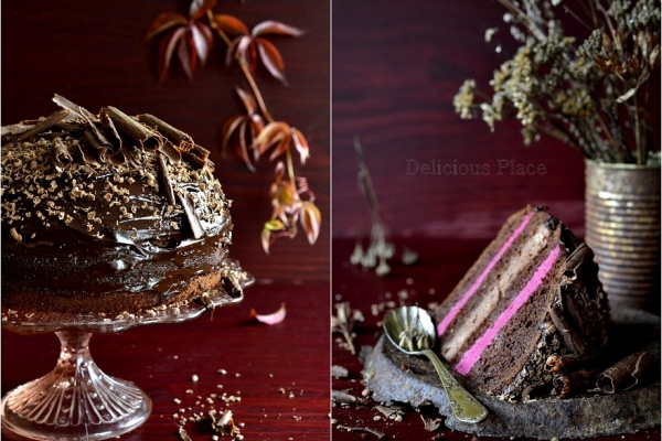 Tort czekoladowo-buraczany