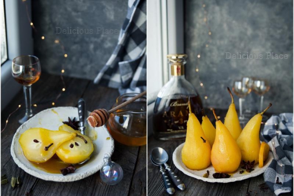 Gruszki w brandy / Pears in brandy