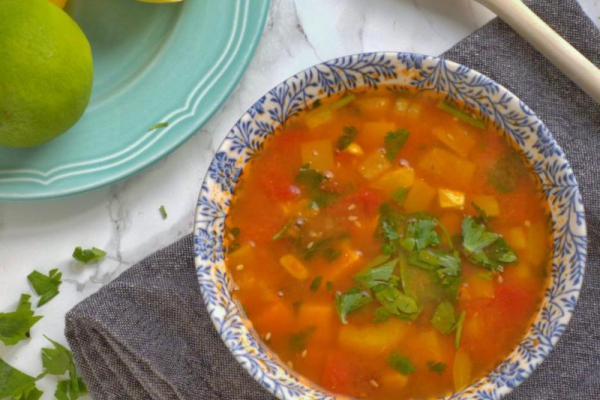 Meksykańska zupa pomidorowa
